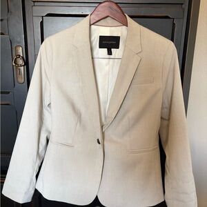Banana Republic Tan Blazer Classic Notch Lapel Tailored Fit